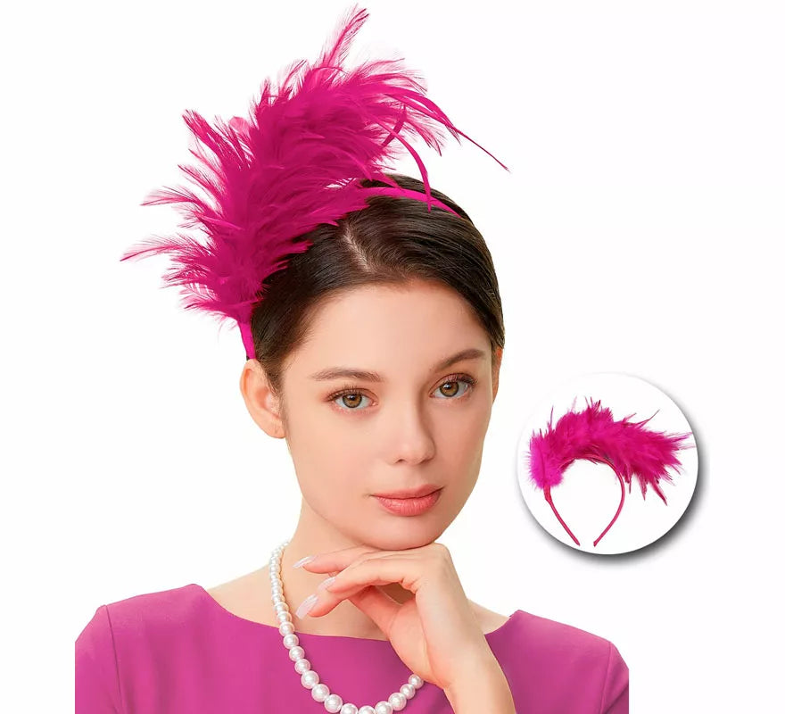 Translation missing: pt-PT.Diadema de Plumas Años 20 en varios colores