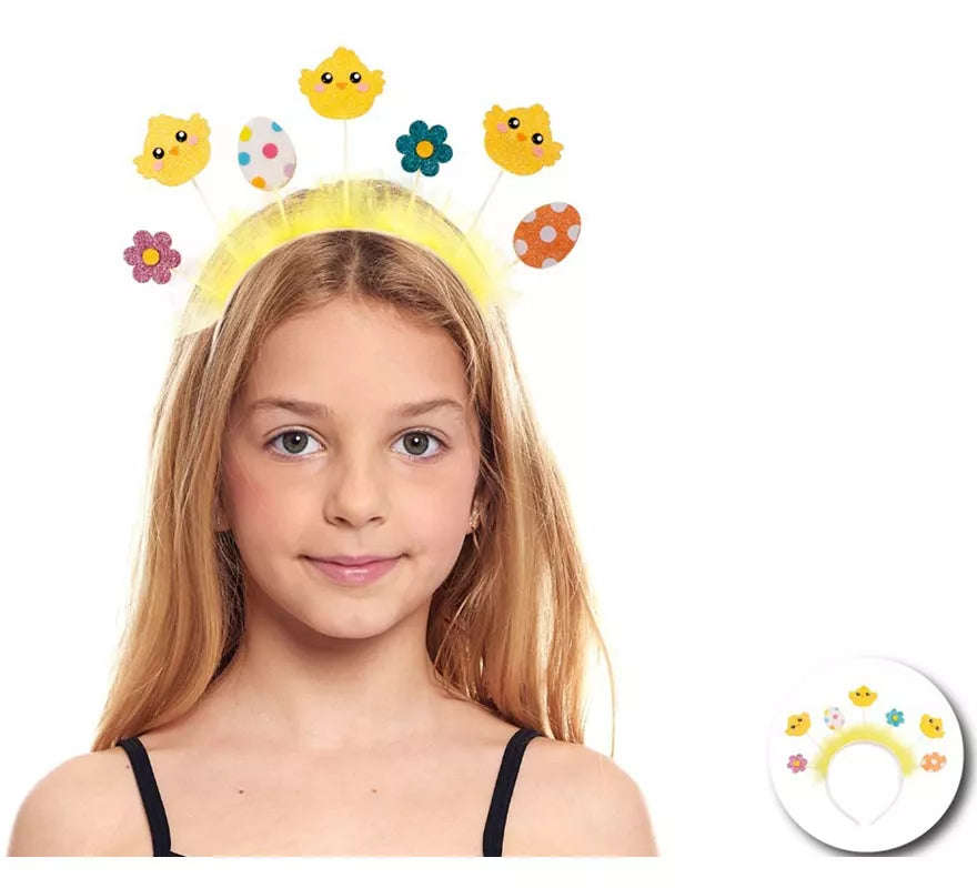 Translation missing: pt-PT.Diadema de Pollitos Primavera infantil
