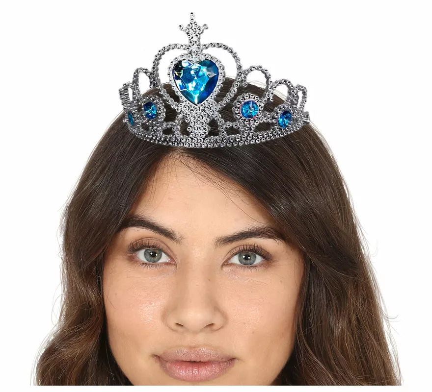 Translation missing: pt-PT.Diadema de Princesa con Piedras Azules