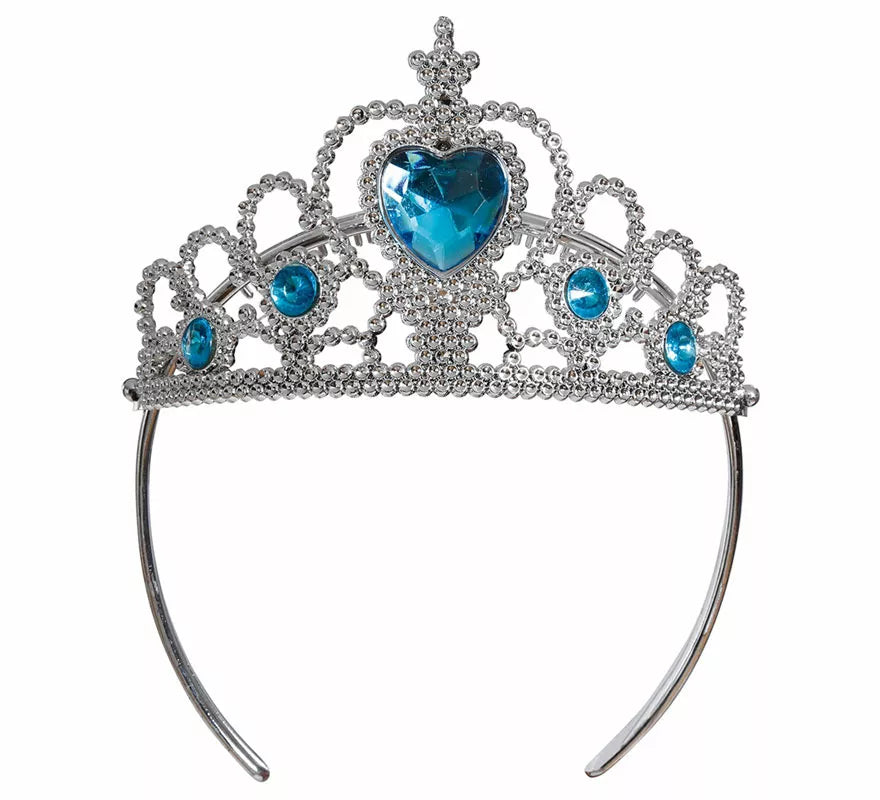 Translation missing: pt-PT.Diadema de Princesa con Piedras Azules