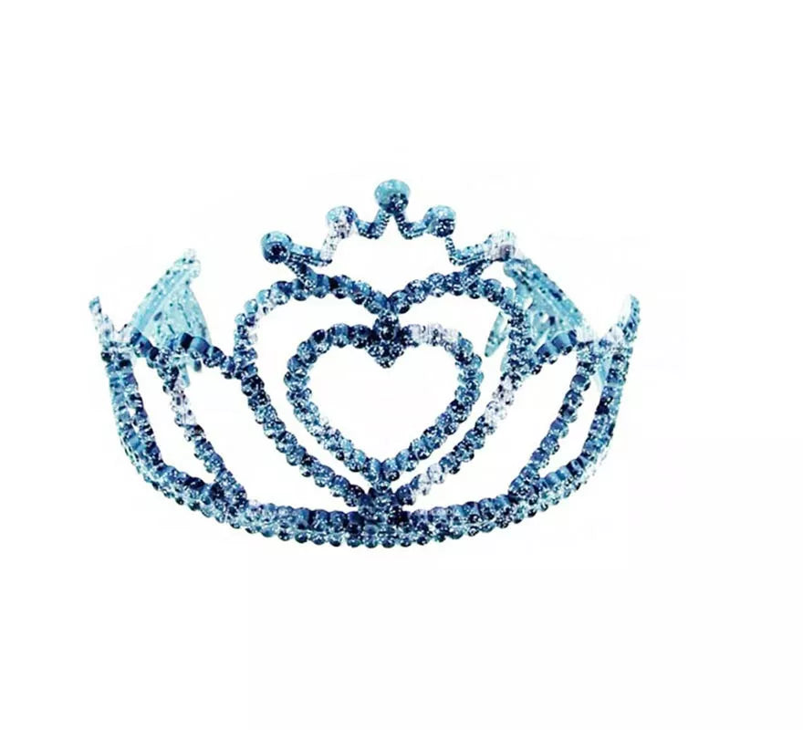 Translation missing: pt-PT.Diadema de Princesa Corazón azul marino