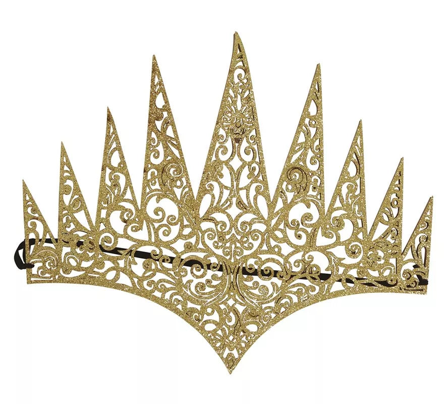 Translation missing: pt-PT.Diadema de Reina Malvada Dorada