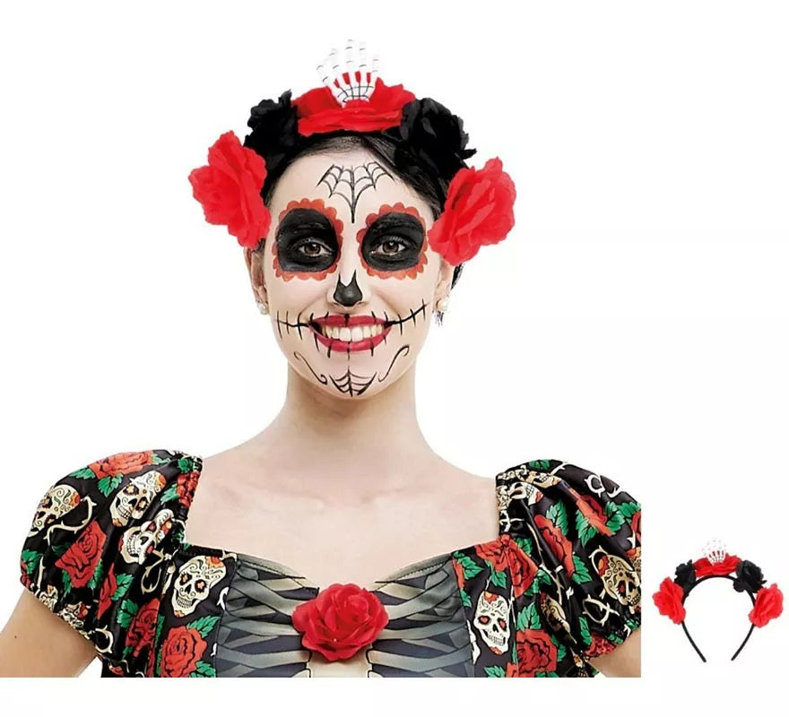 Translation missing: pt-PT.Diadema de Rosas con mano