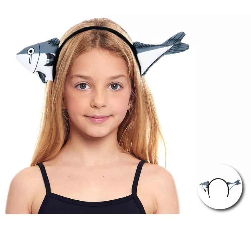 Translation missing: pt-PT.Diadema de Sardina de peluche infantil