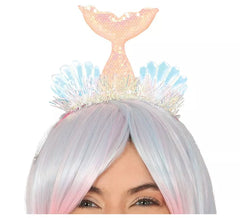 Tiara de sereia com conchas
