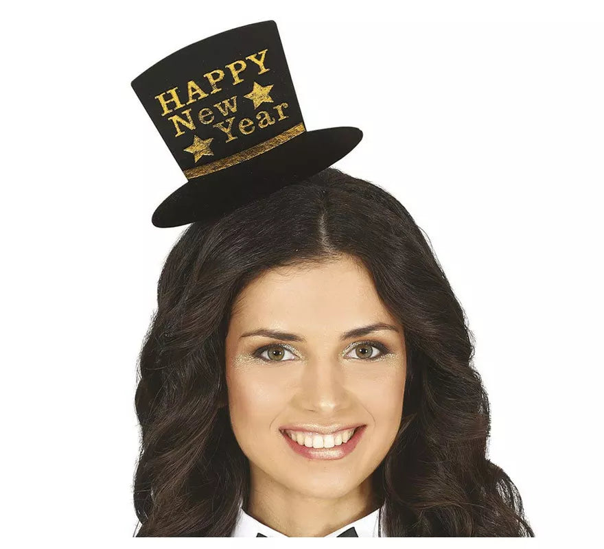 Translation missing: pt-PT.Diadema de Sombrero 'Happy New Year' en varios colores