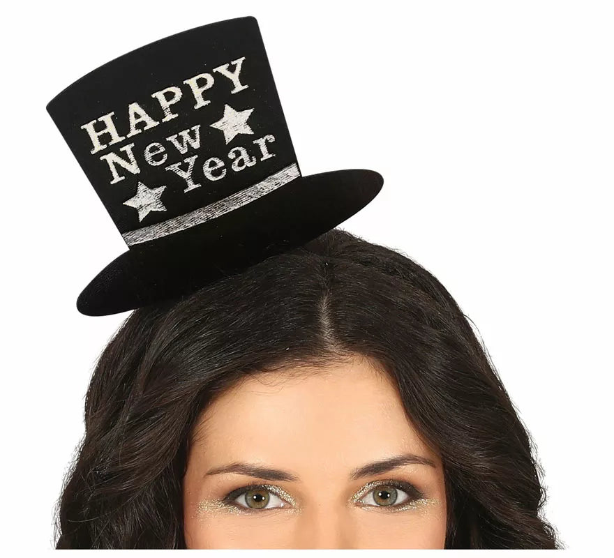 Translation missing: pt-PT.Diadema de Sombrero 'Happy New Year' en varios colores