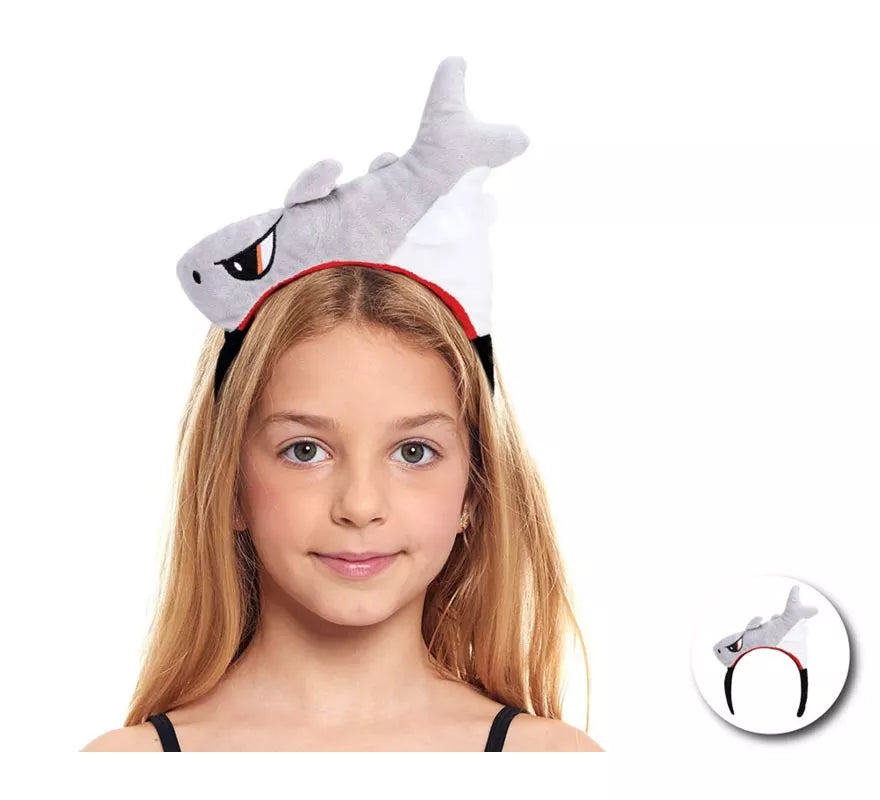 Translation missing: pt-PT.Diadema de Tiburón de peluche infantil