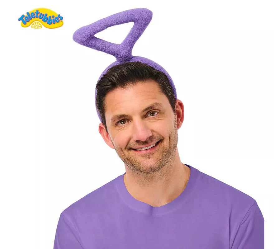 Translation missing: pt-PT.Diadema de Tinky Winky morado teletubbie adulto