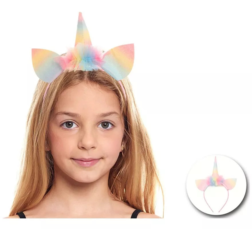 Translation missing: pt-PT.Diadema de Unicornio con orejas degradado