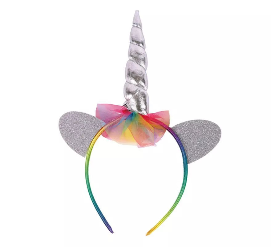 Translation missing: pt-PT.Diadema de Unicornio gris infantil