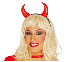 Tiara de Chifres do Diabo Vermelho