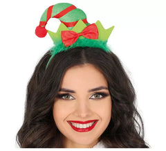 Tiara de chapéu de elfo com laço