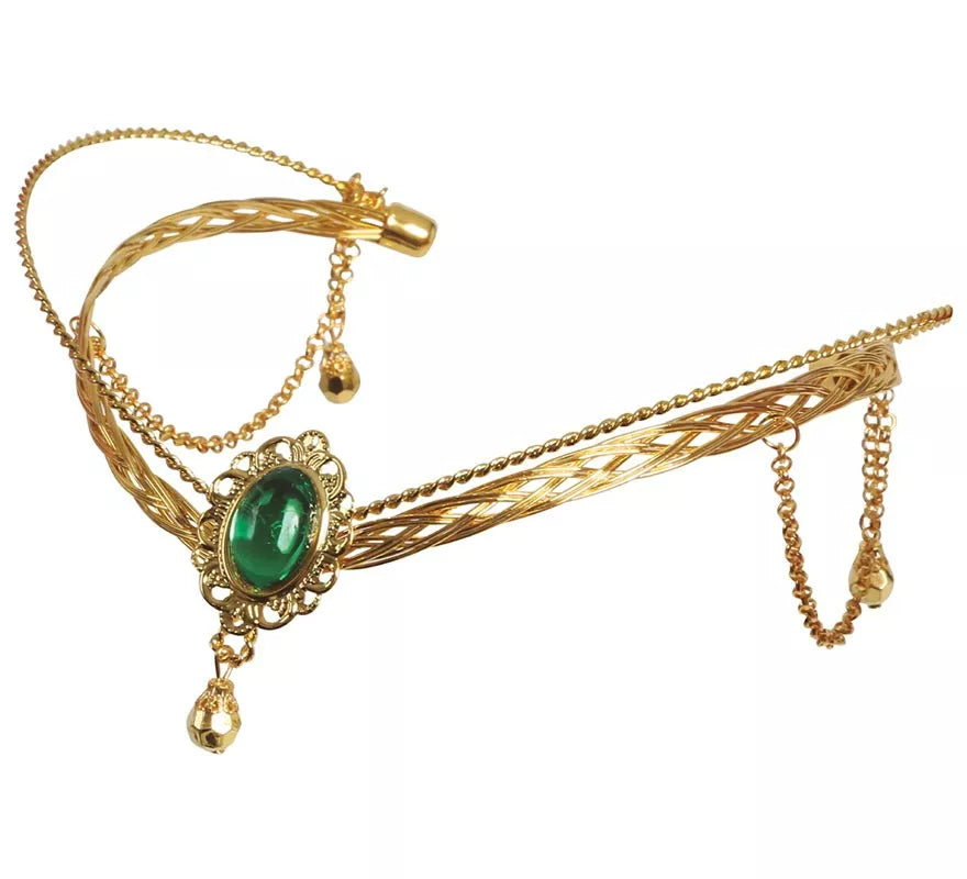 Translation missing: pt-PT.Diadema Medieval Metálica Oro