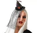 Diadema Mini Sombrero de Bruja Negro