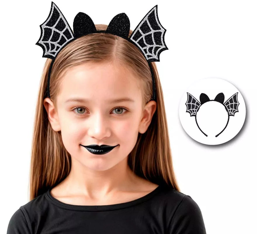 Translation missing: pt-PT.Diadema Murciélago con Lazo Infantil