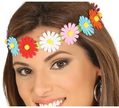 Diadema o Cinta con Flores Multicolor