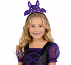 Tiara de morcego de peluche