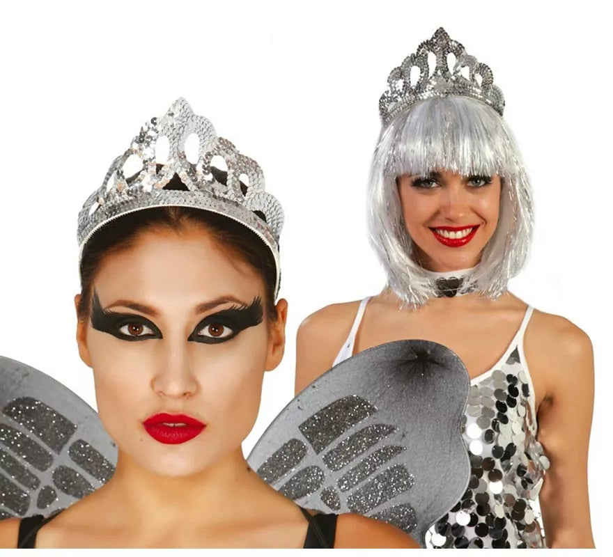 Translation missing: pt-PT.Diadema Plata lentejuelas