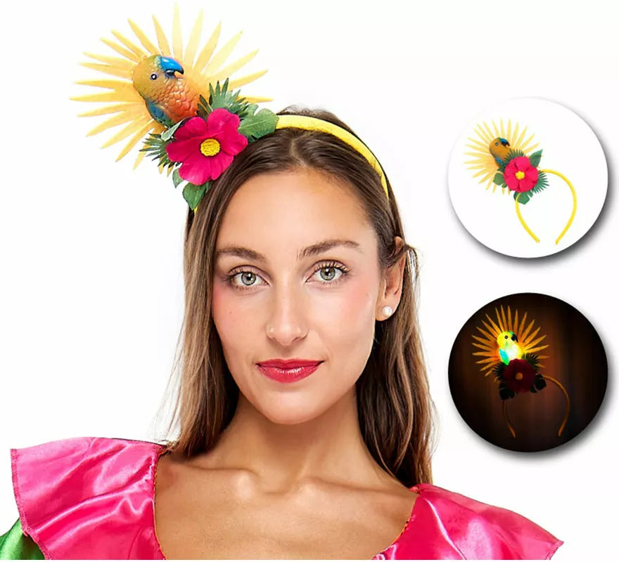 Translation missing: pt-PT.Diadema Tropical de Loro con Luz