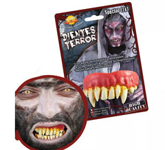 Dentes de monstro de vampiro para o Halloween