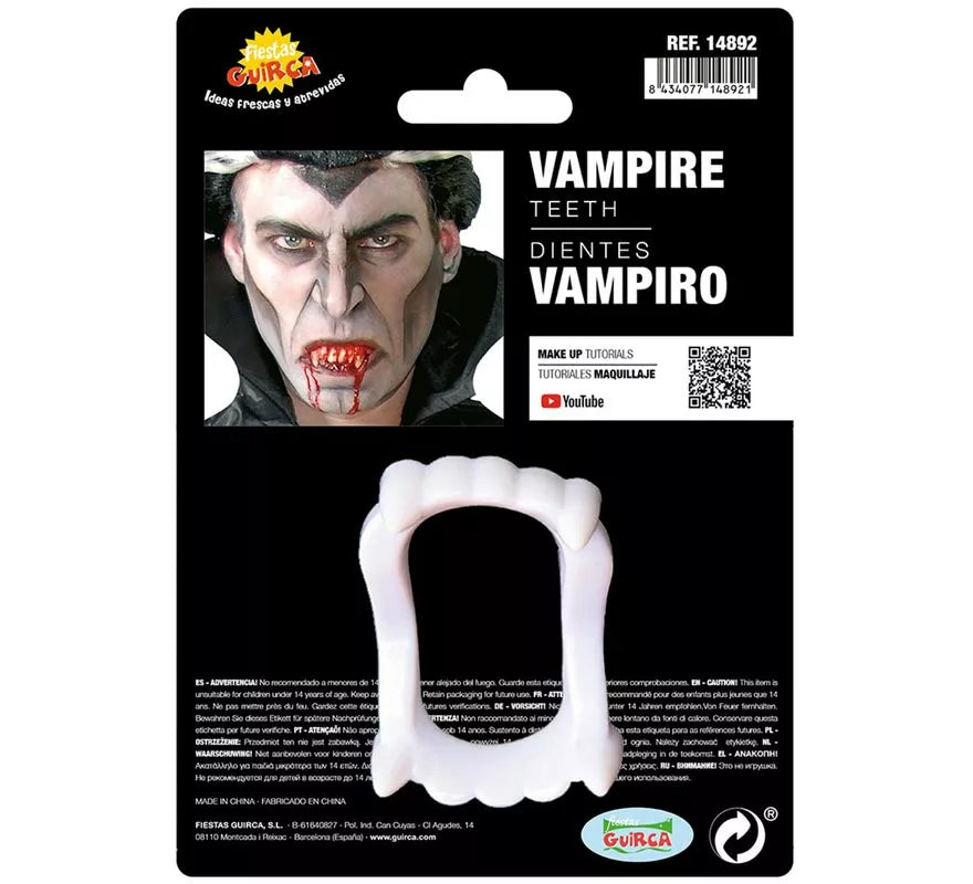 Translation missing: pt-PT.Dientes de Vampiro para Halloween
