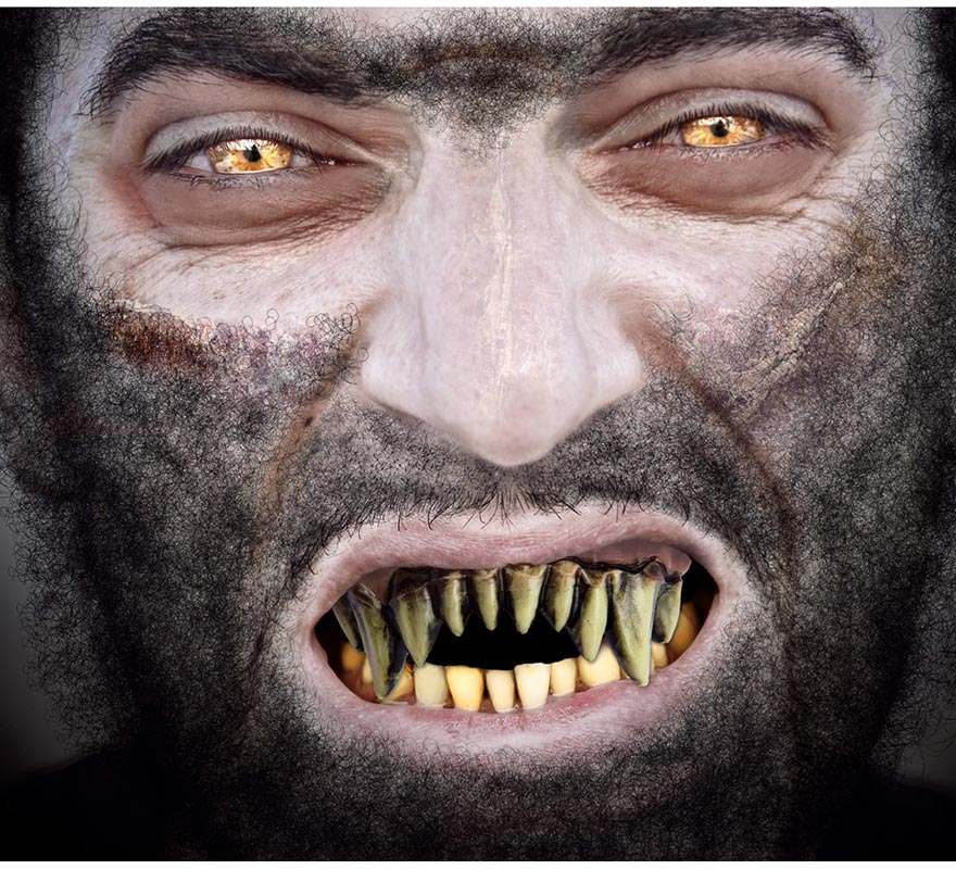Dientes Monstruo Zombie para Halloween