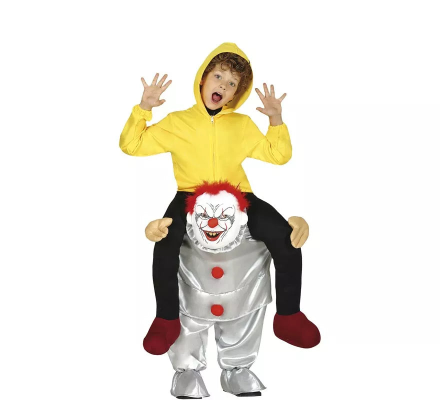 Translation missing: pt-PT.Disfraz a hombros de Payaso del miedo para niños