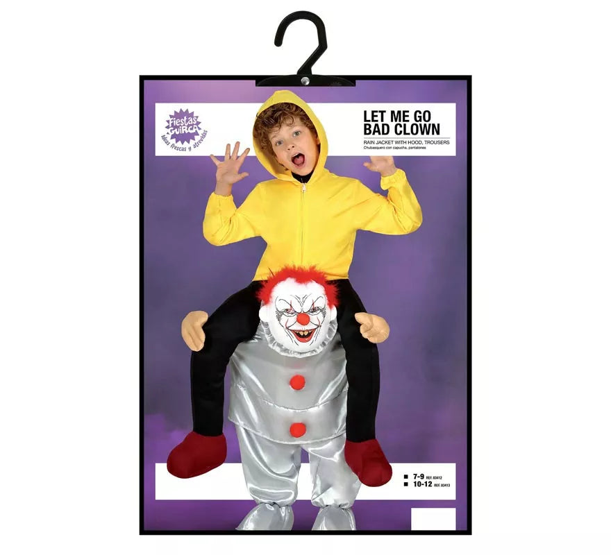 Translation missing: pt-PT.Disfraz a hombros de Payaso del miedo para niños