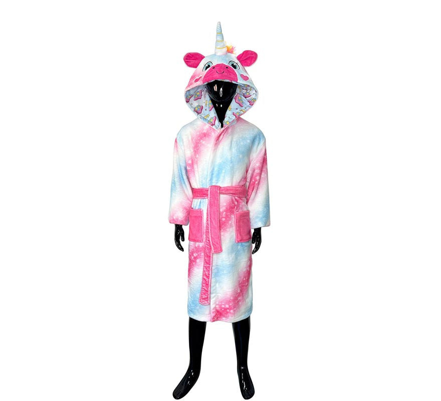 Translation missing: pt-PT.Disfraz Albornoz Uri Unicornio para niños