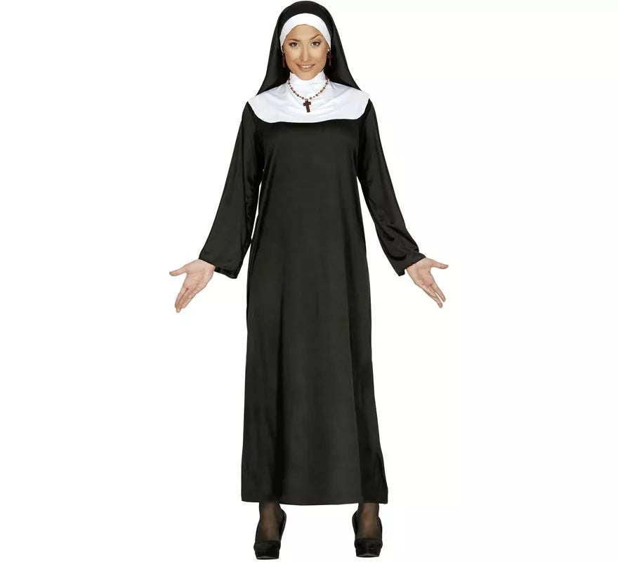 Disfraz barato de Monja mujer