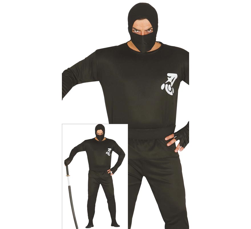 Translation missing: pt-PT.Disfraz barato de Ninja para hombre
