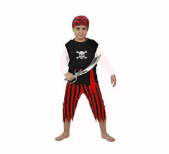 Fato de pirata barato para crianças dos 5 aos 6 anos
