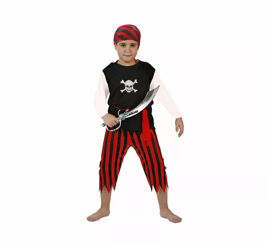 Translation missing: pt-PT.Disfraz barato de Pirata para niños de 5 a 6 años
