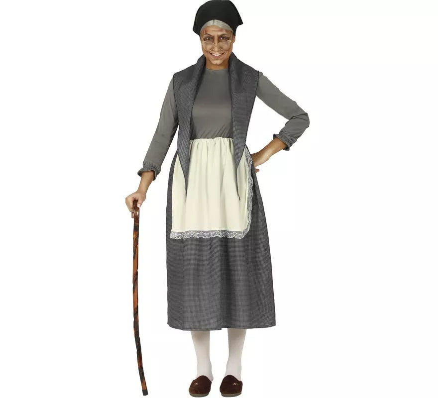 Translation missing: pt-PT.Disfraz de Abuela Gris para mujer