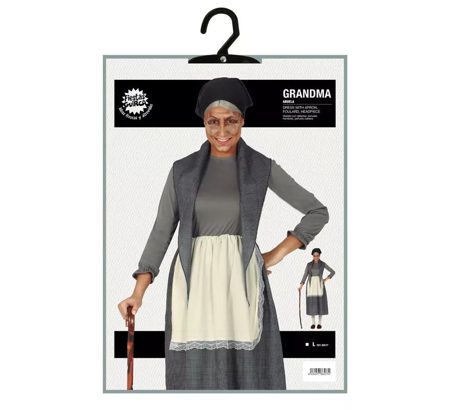 Translation missing: pt-PT.Disfraz de Abuela Gris para mujer