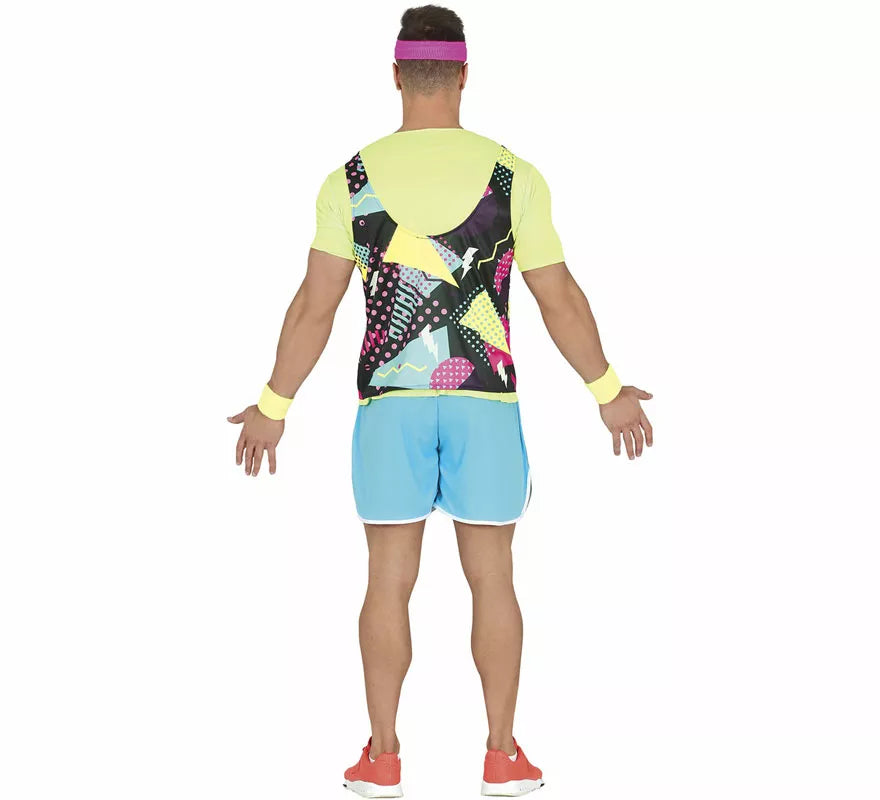 Disfraz de Aerobic de los 80' para hombre