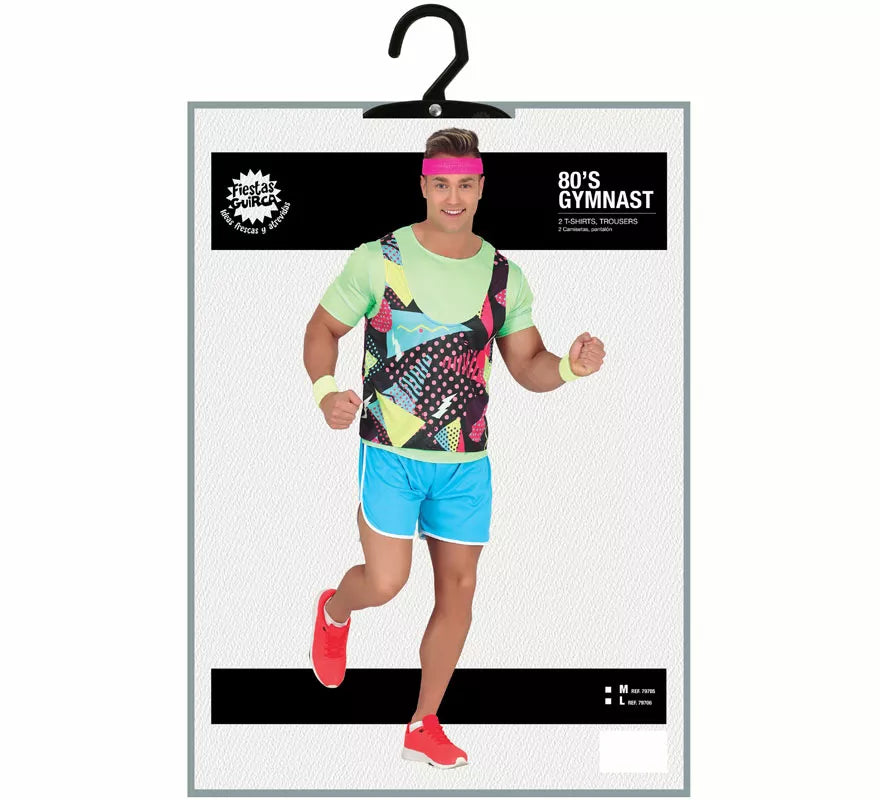 Translation missing: pt-PT.Disfraz de Aerobic de los 80' para hombre