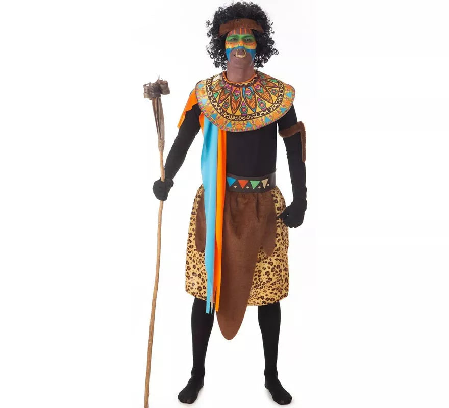 Translation missing: pt-PT.Disfraz de Africano de Tribu para hombre