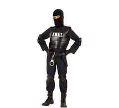 Fato de policial da SWAT para meninos