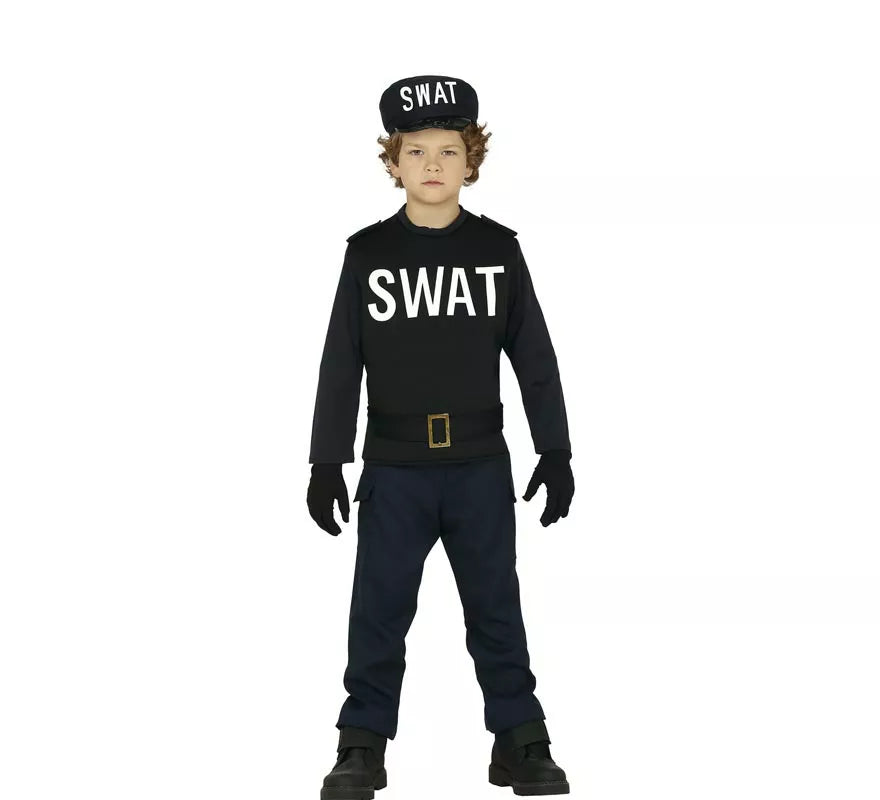 Translation missing: pt-PT.Disfraz de Agente Swat para niño