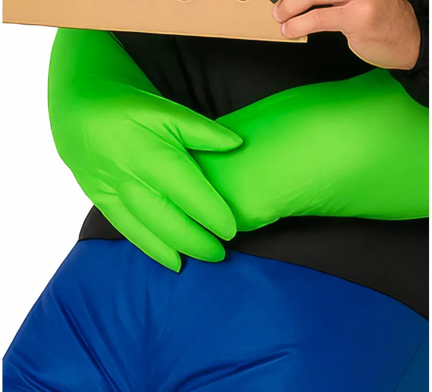 Translation missing: pt-PT.Disfraz de Alíen verde Hinchable para hombre