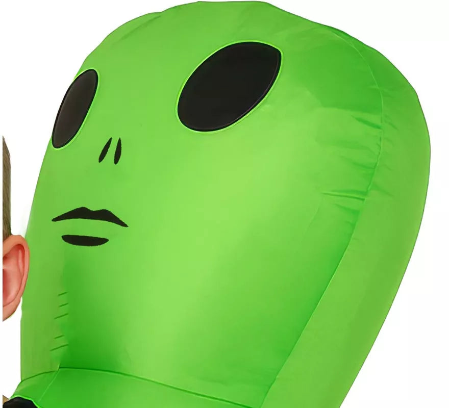 Translation missing: pt-PT.Disfraz de Alíen verde Hinchable para niño