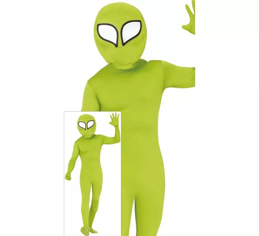 Translation missing: pt-PT.Disfraz de Alien verde para hombre