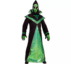 Fato de túnica de alienígena do espaço masculino
