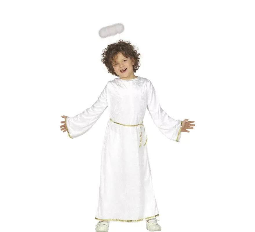 Translation missing: pt-PT.Disfraz de Ángel Blanco para niños