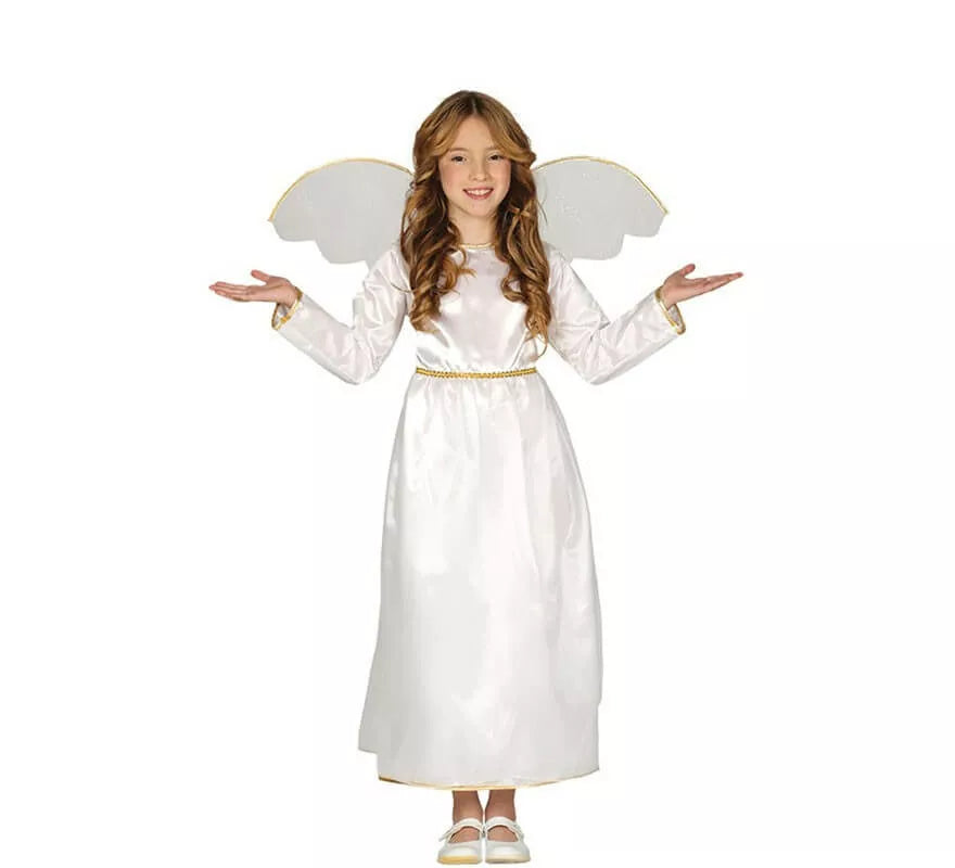 Translation missing: pt-PT.Disfraz de Ángel Blanco para niños
