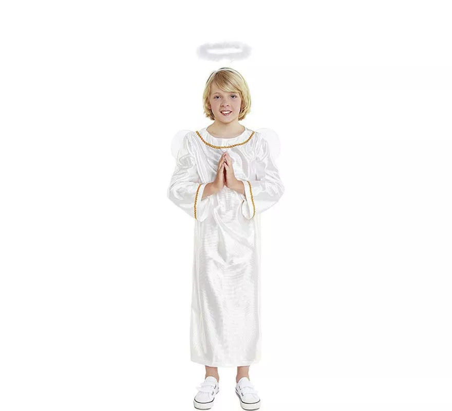 Translation missing: pt-PT.Disfraz de Ángel con Alas y Halo para bebé y niños