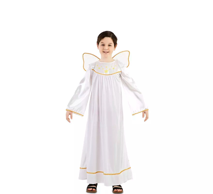 Translation missing: pt-PT.Disfraz de Ángel con detalles dorados para niño