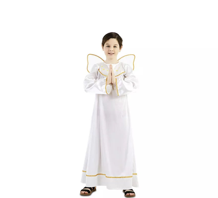 Translation missing: pt-PT.Disfraz de Ángel con detalles dorados para niño